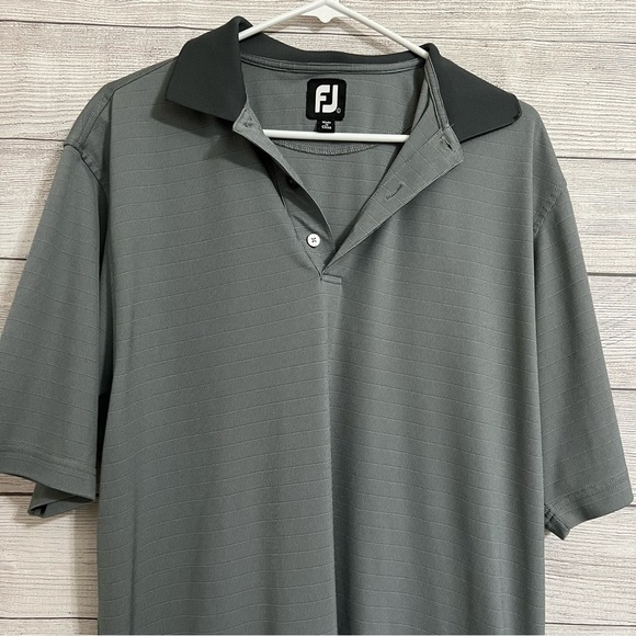 Footjoy Mens Polo Size Large - Grey - Picture 2 of 10